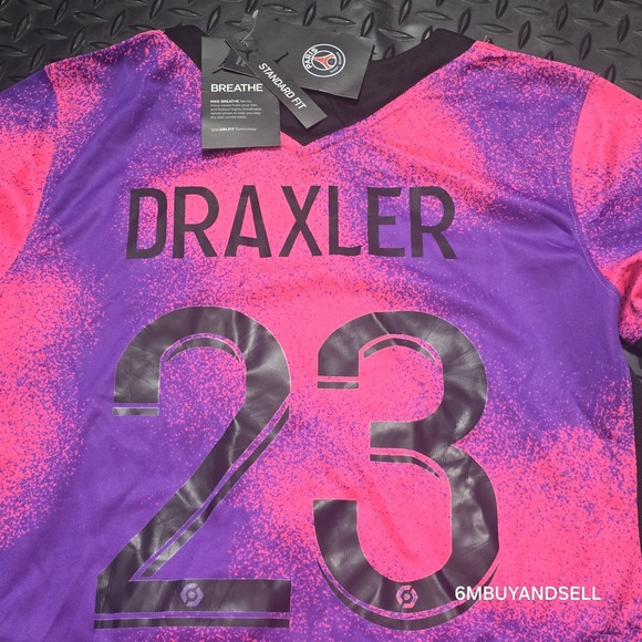PSG Jordan Draxler‎ 23 2020/21 Fourth Vaporknit Jersey Mens Large NWT - Picture 7 of 16
